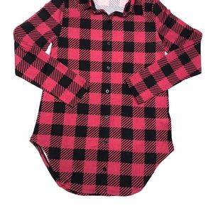 LuLaRoe Tops - Lularoe 2XL buffalo plaid Valentina NWT LuLaRoe Tops - Lularoe 2XL buffalo plaid Valentina NWT